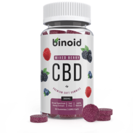 Binoid CBD Gummies – Mixed Berry front image