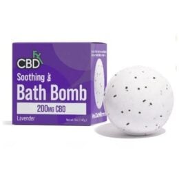 CBDfx CBD Bath Bomb Soothing Lavender - 200mg