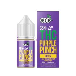 CBDfx Purple Punch CBD/Delta 9 Vape Juice - 75mg/2000mg