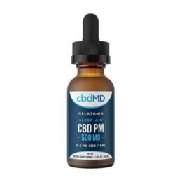 cbdMD Broad Spectrum CBD Oil Tincture for Sleep - Mint