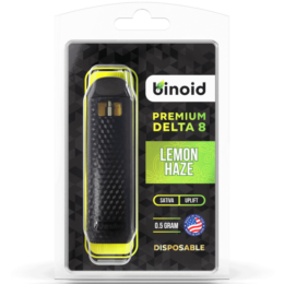 Binoid Delta 8 THC Disposable Vape lemon haze 0.5gram