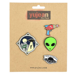 Alien Enamel Pin Pack - Set of 4