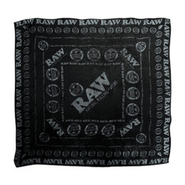 RAW Ultra Soft Vegan Fashion Scarf - Black / 46"x 46"