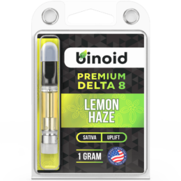 Binoid Delta 8 THC Vape Cartridge Lemon Haze 1 gram