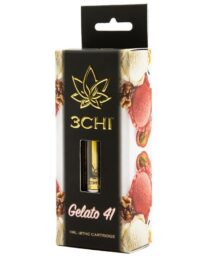 3Chi: Delta 8 THC Vape Cartridges - Gelato 41 (Indica Hybrid) 1 ml